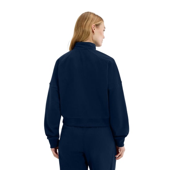 Ellesse Womens/Ladies Carrera Quarter Zip Sweatshirt (Navy) - Image 2