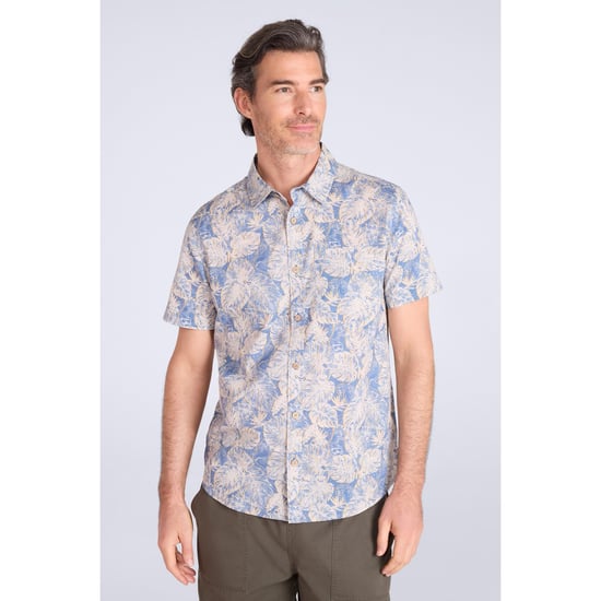 Mountain Warehouse Overhemd met korte mouwen voor heren Tropical (Helder Blauw) - Image 1