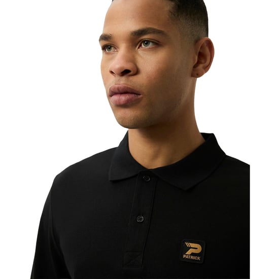 Patrick Mens Luca Polo Shirt (Black) - Image 3