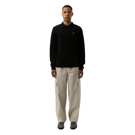Patrick Mens Luca Polo Shirt (Black) - Image 4