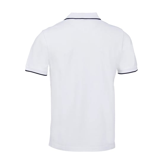 SOLS Unisex Volwassen Palermo Polo Shirt (Wit/Frans Marineblauw) - Image 2