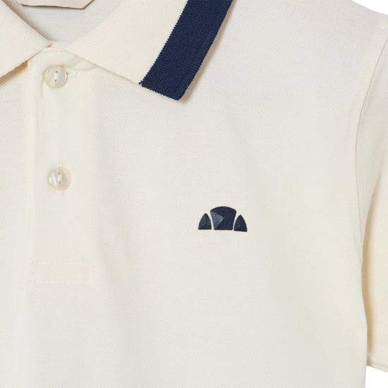 Ellesse Boys Teina Polo Shirt (Off White) - Image 3