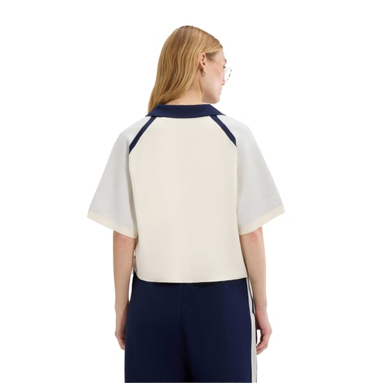 Ellesse Dames Brunelli Gebreide Poloshirt (Off White) - Image 2