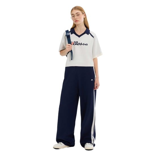 Ellesse Dames Brunelli Gebreide Poloshirt (Off White) - Image 5