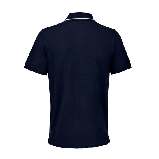 SOLS Unisex Volwassen Palermo Polo Shirt (Frans Marineblauw/Wit) - Image 2