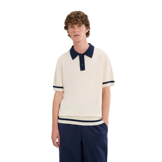 Ellesse Heren Tuccia Gebreide Poloshirt (Off White) - Image 3