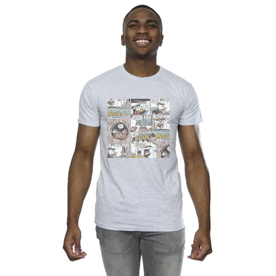 Disney Heren Knabbel en Babbel Strip-T-shirt (Sportgrijs) - Image 2
