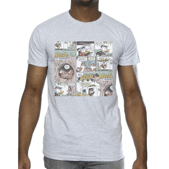 Disney Heren Knabbel en Babbel Strip-T-shirt (Sportgrijs) - Image 3