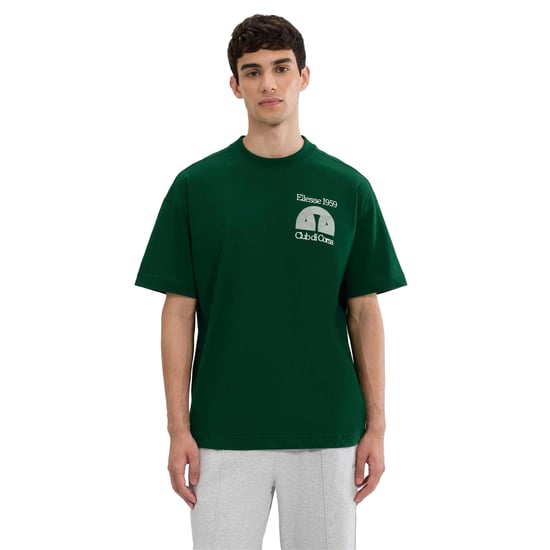 Ellesse Heren Club Di Corsa T-Shirt (Donkergroen) - Image 4