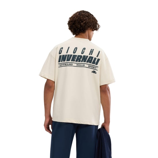 Ellesse Heren Entriamo Achterprint T-Shirt (Off White) - Image 2