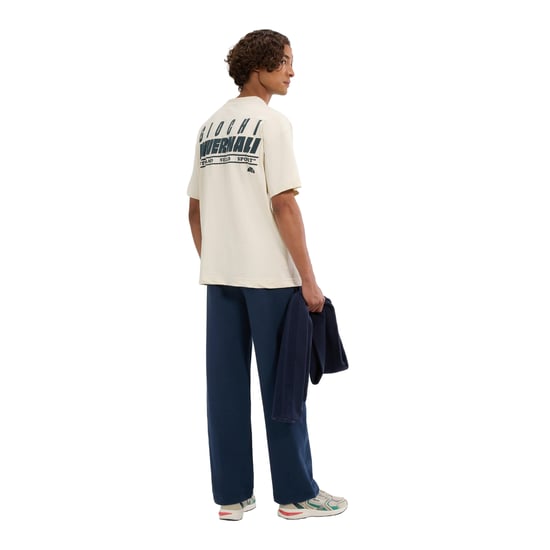 Ellesse Heren Entriamo Achterprint T-Shirt (Off White) - Image 4