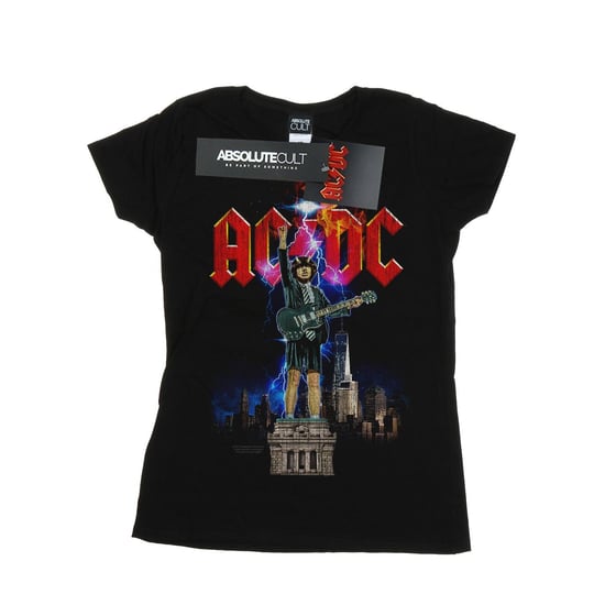 AC/DC Dames/Dames Angus NYC Katoenen T-Shirt (Zwart) - Image 1