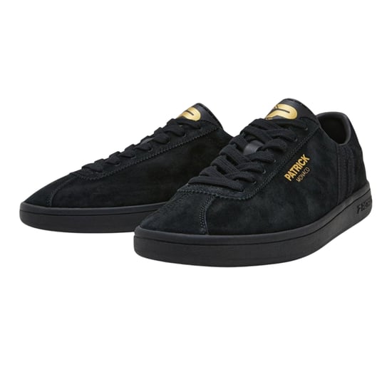 Patrick Mens Monaco Suède Cupsole Sneakers (Zwart) - Image 3