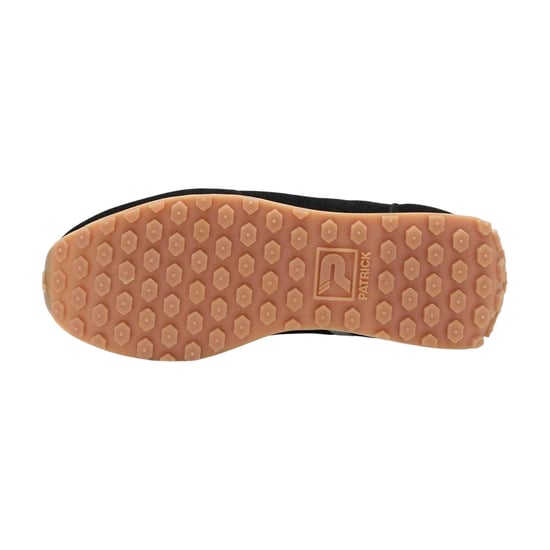 Patrick Mens Monza Suede Trainers (Black/White) - Image 4