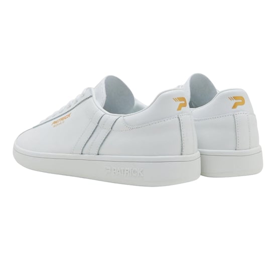 Patrick Mens Monaco Suède Cupsole Sneakers (Wit) - Image 2