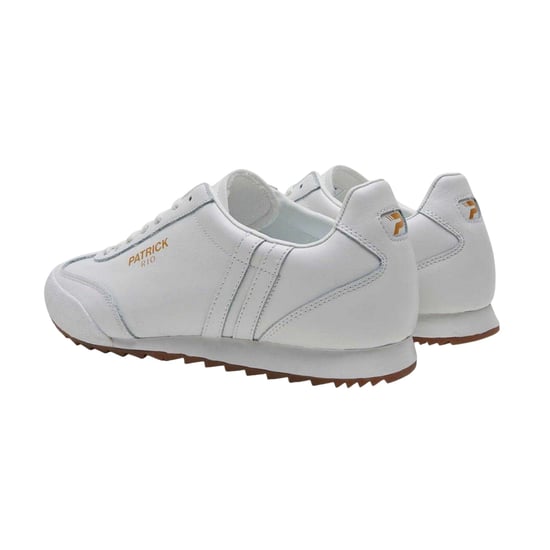 Patrick Mens Rio Suede Trainers (White) - Image 2
