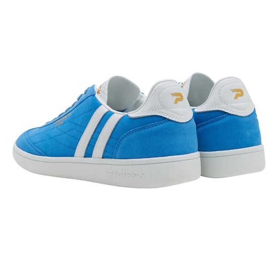 Patrick Mens Lyon Suede Cupsole Sneakers (Blauw/Wit) - Image 2