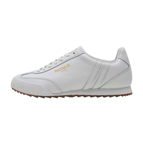 Patrick Mens Rio Leather Running Trainers (White) - Image 3