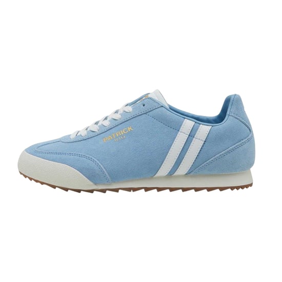 Patrick Mens Rio Suede Trainers (Sky Blue/White) - Image 1