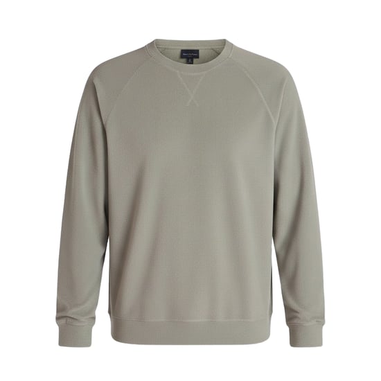 Mountain Warehouse Heren Tarn Crew Neck Fleece (Khaki Groen) - Image 1