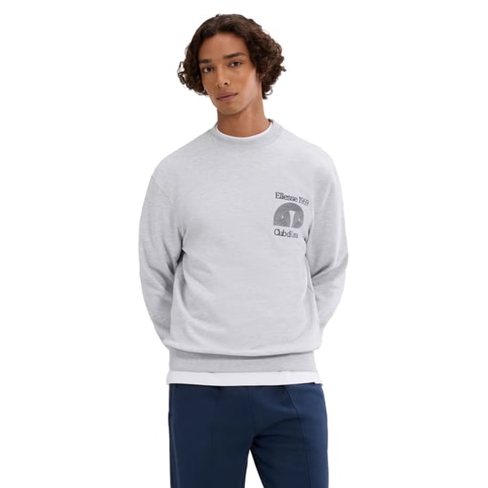 Ellesse Heren Club Di Corsa Sweatshirt (Lichtgrijs) - Image 3