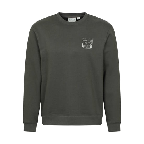 Mountain Warehouse Mens Scene Sweatshirt (Khaki Green) - Image 1