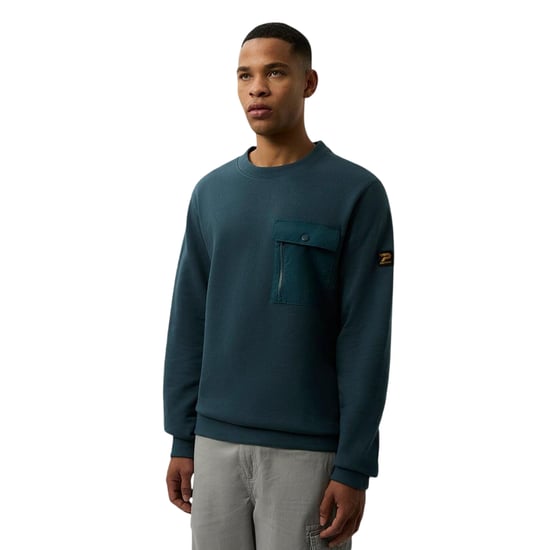 Patrick Mens Archie Crew Neck Sweatshirt (Donkerblauw) - Image 1