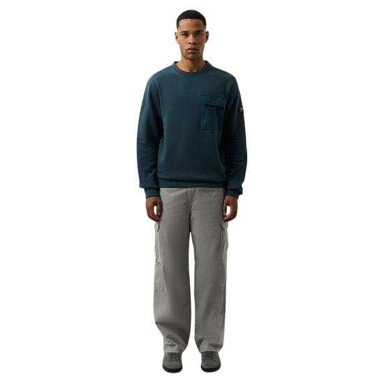 Patrick Mens Archie Crew Neck Sweatshirt (Donkerblauw) - Image 4