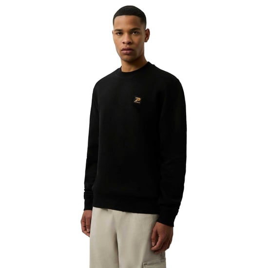 Patrick Mens Oscar Crew Neck Sweatshirt (Black) - Image 1