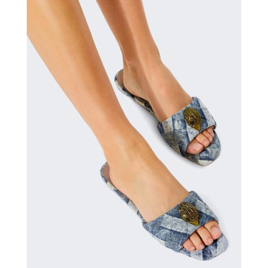 Kurt Geiger Dames 225-kensington flat sandal - Image 4