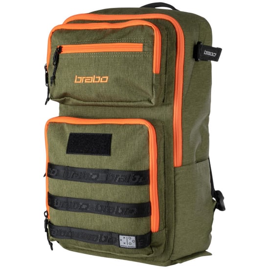 Brabo backpack traditional d. gn/orange hockey rugzak - - Image 2