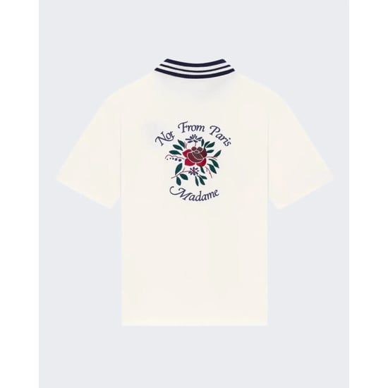 Drole De Monsieur Heren chemise piquée slogan rose - Image 3