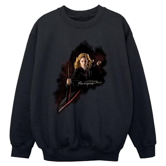 Harry Potter Meisjes Hermelien Vecht als een meisje Sweatshirt (Zwart) - Image 1