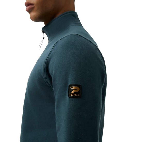Patrick Mens Harlem Quarter Zip Top (Donkerblauw) - Image 3