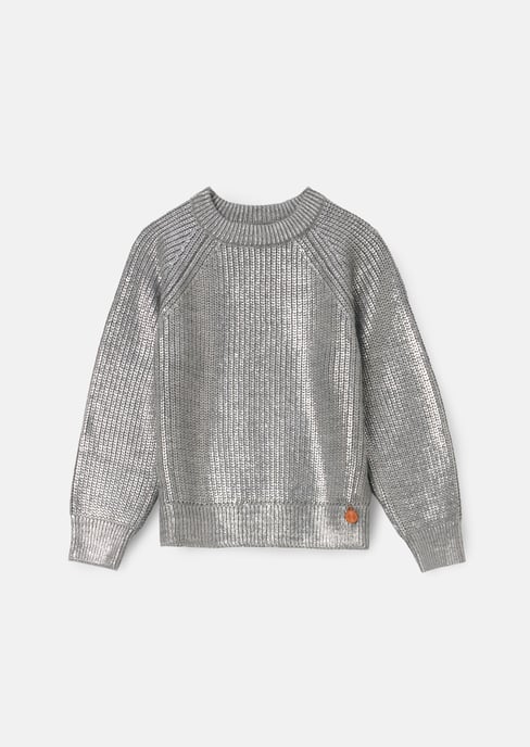 Eden Silver Foil Jumper - Image 1