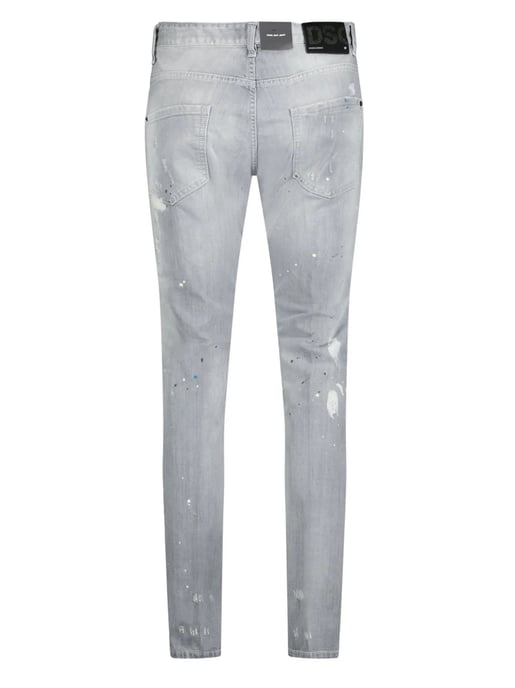 Cool Guy Paint Splash Jeans in Grey - Image 2