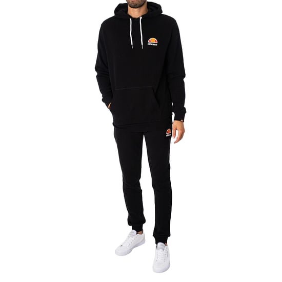 Ellesse Mens Ovest Jogging Bottoms (Anthracite) - Image 4
