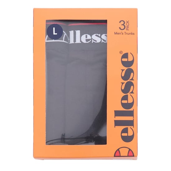 Ellesse Heren Muxel884 Bold Stripe Boxershorts (Verpakking van 3) (Zwart) - Image 3