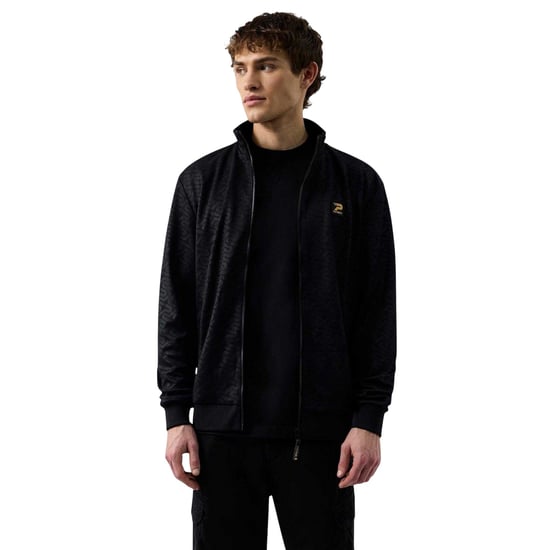 Patrick Mens Patterson Track Jacket (Black) - Image 1
