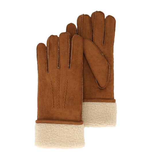 Sarlini Dames suèdine handschoenen cognac - Image 1