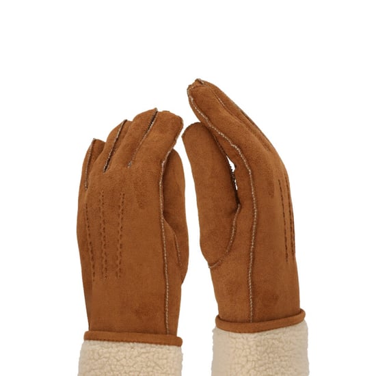 Sarlini Dames suèdine handschoenen cognac - Image 3