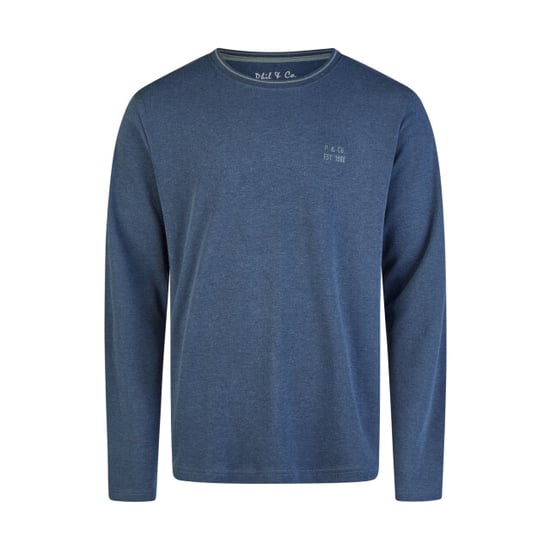 Phil & Co Heren winter pyjama set lang interlock donkerblauw geruit - Image 2