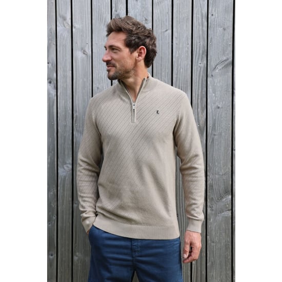 Kultivate 2501080802 crossed half zip 194 senaca rock - heren trui kultiv - Image 1