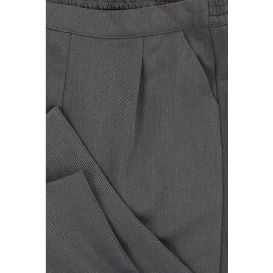 Looxs Revolution Lxs wide leg pantalon grey melee voor dames in de kleur - Image 3