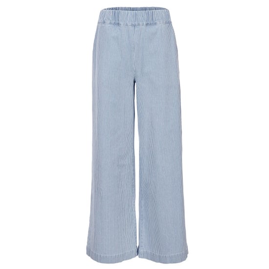 Looxs Revolution Lxs striped denim wide leg bleach blue voor dames in de kleur - Image 5