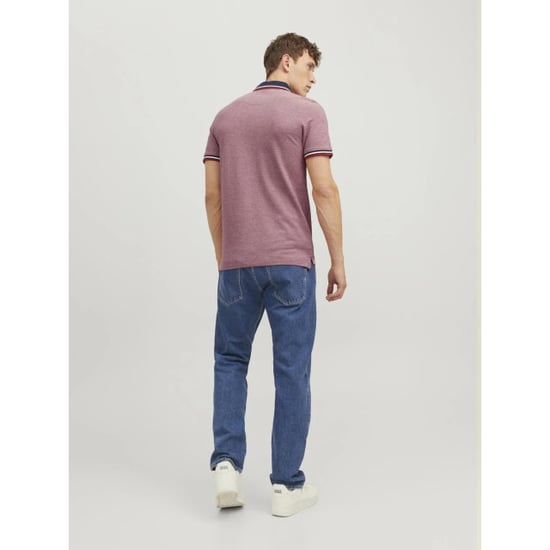 Jack & Jones Heren polo jjepaulos denim blauw rood 2-pack - Image 5