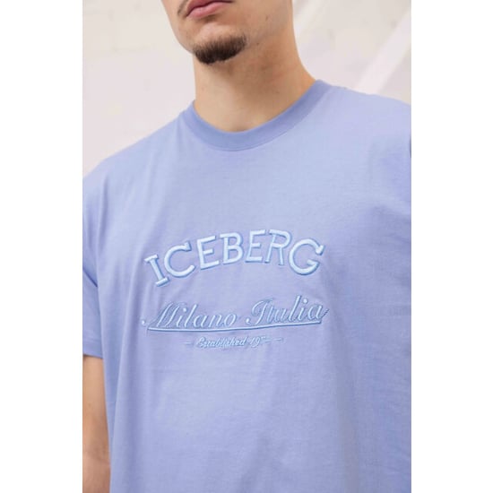 Iceberg Tee logo milano italia powder - Image 2