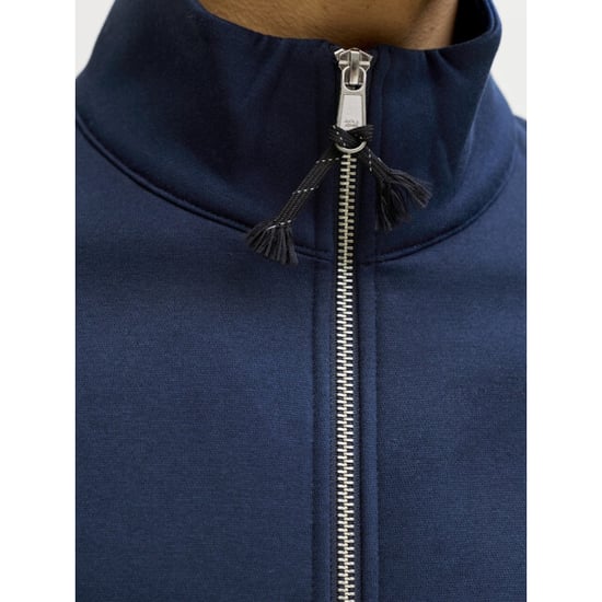Jack & Jones Jprblufrankie sweat zip high neck smu navy - Image 2