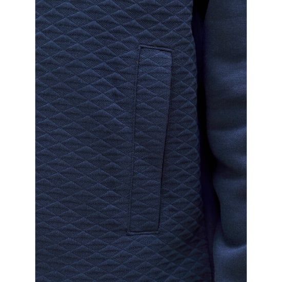Jack & Jones Jprblufrankie sweat zip high neck smu navy - Image 3