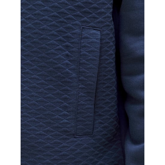 Jack & Jones Jprblufrankie sweat zip high neck smu navy - Image 6